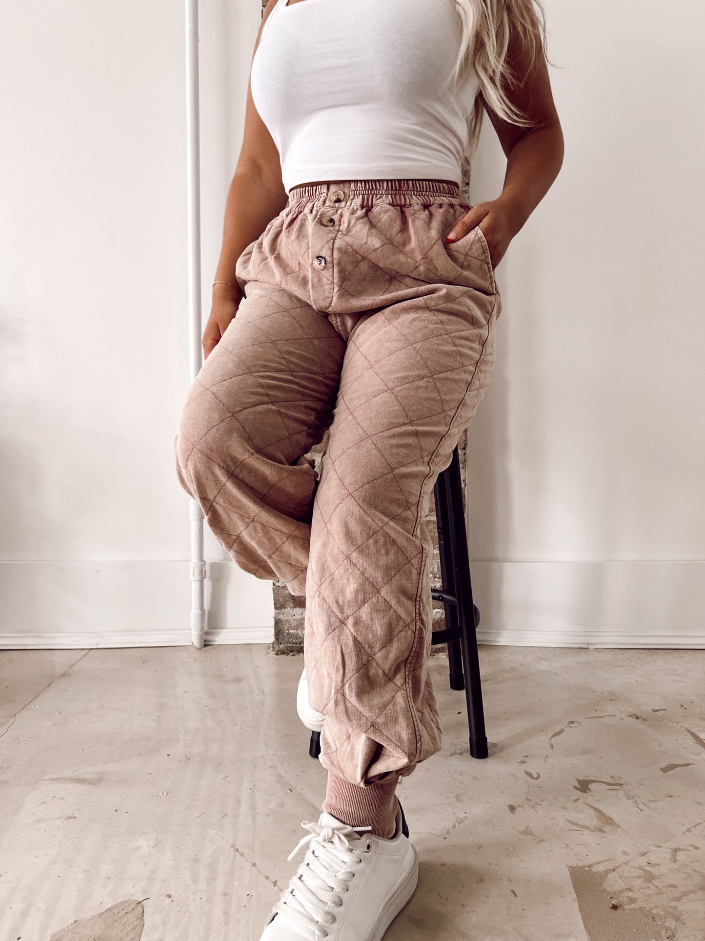 Charleston Quilted Joggers