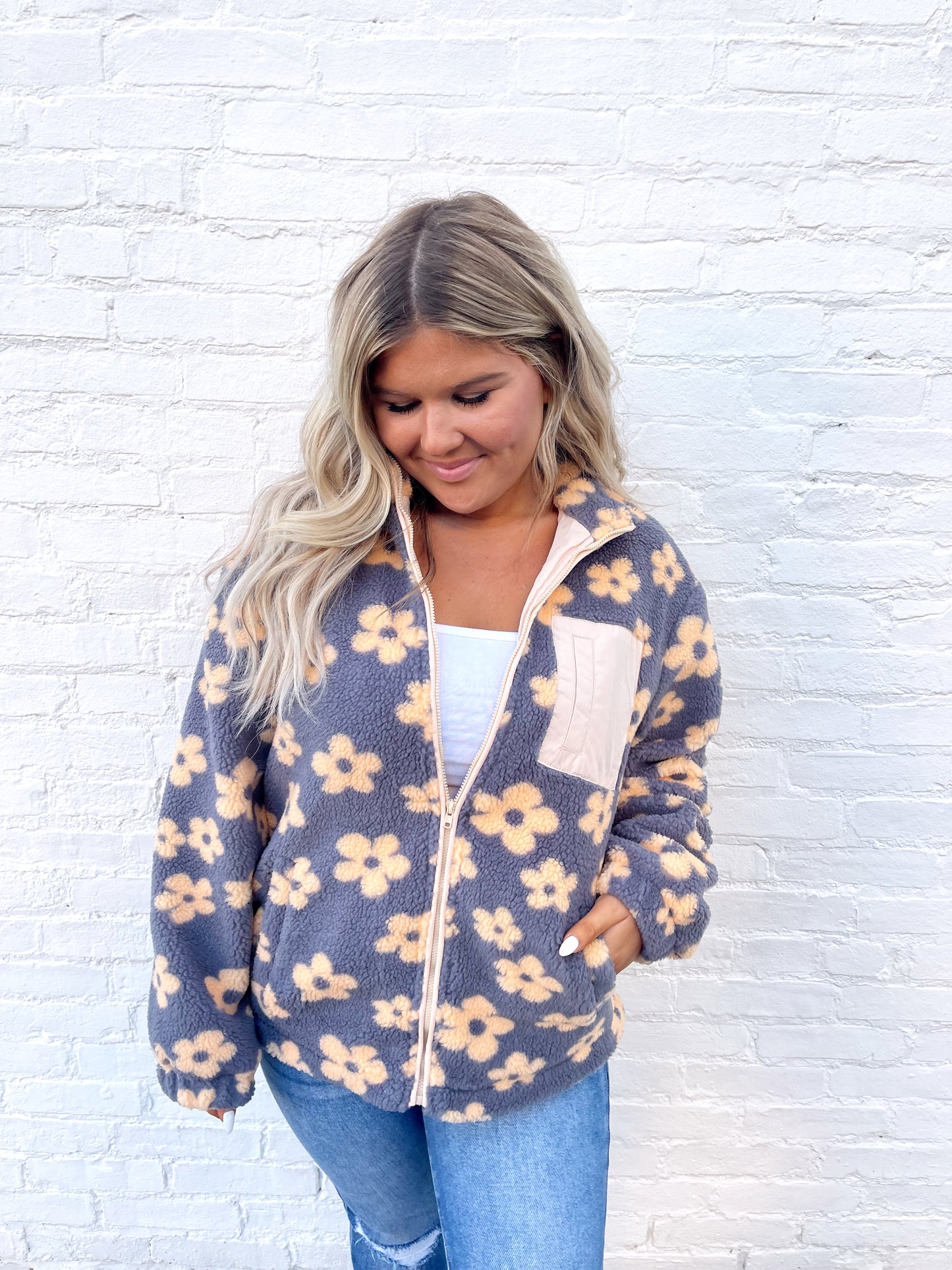 Traci Floral Sherpa