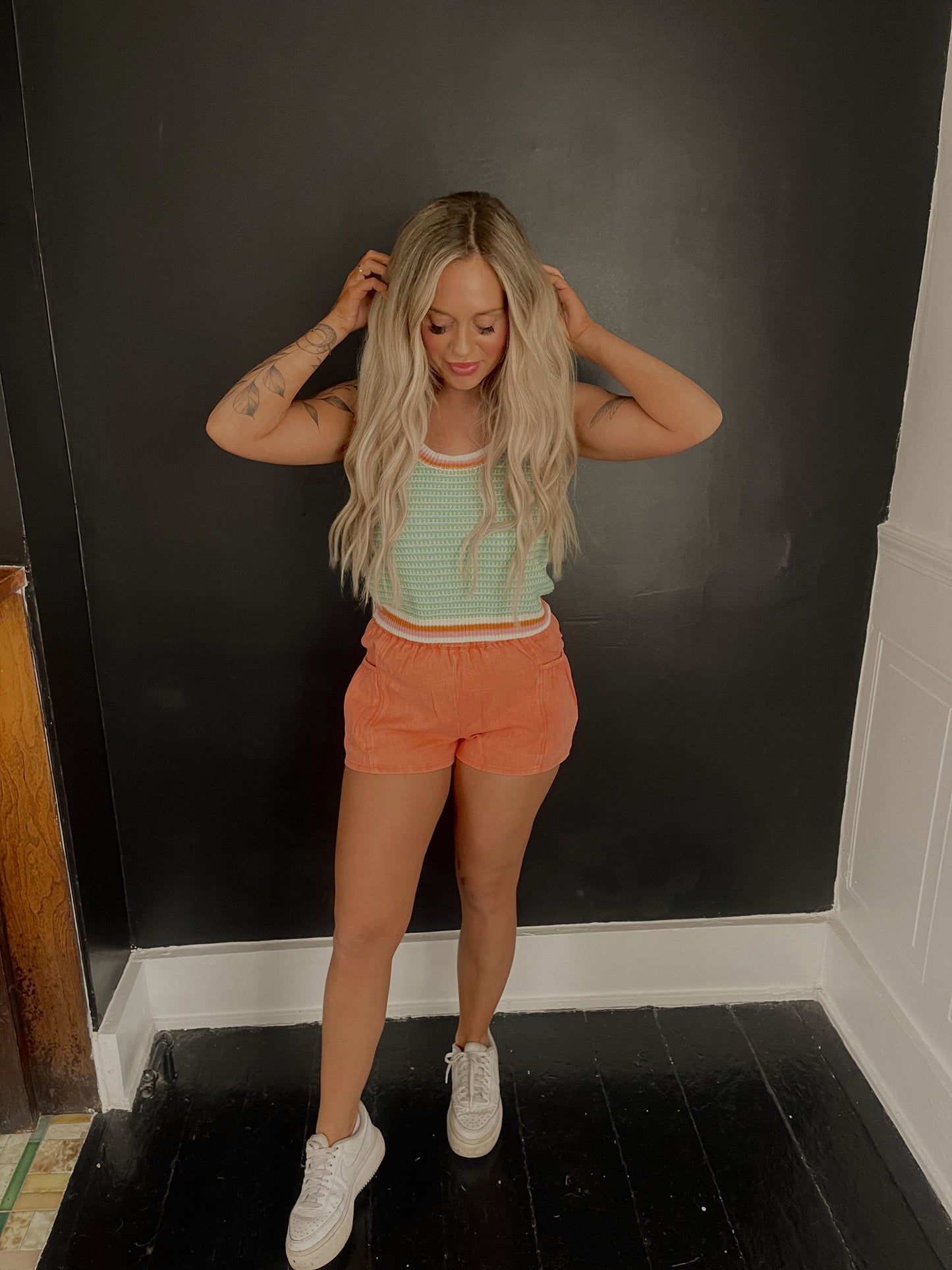 Sherbet Crochet Tank