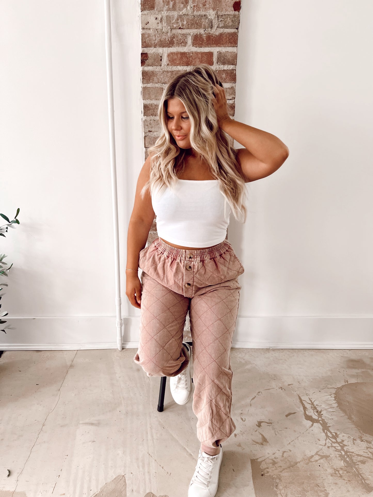 Charleston Quilted Joggers