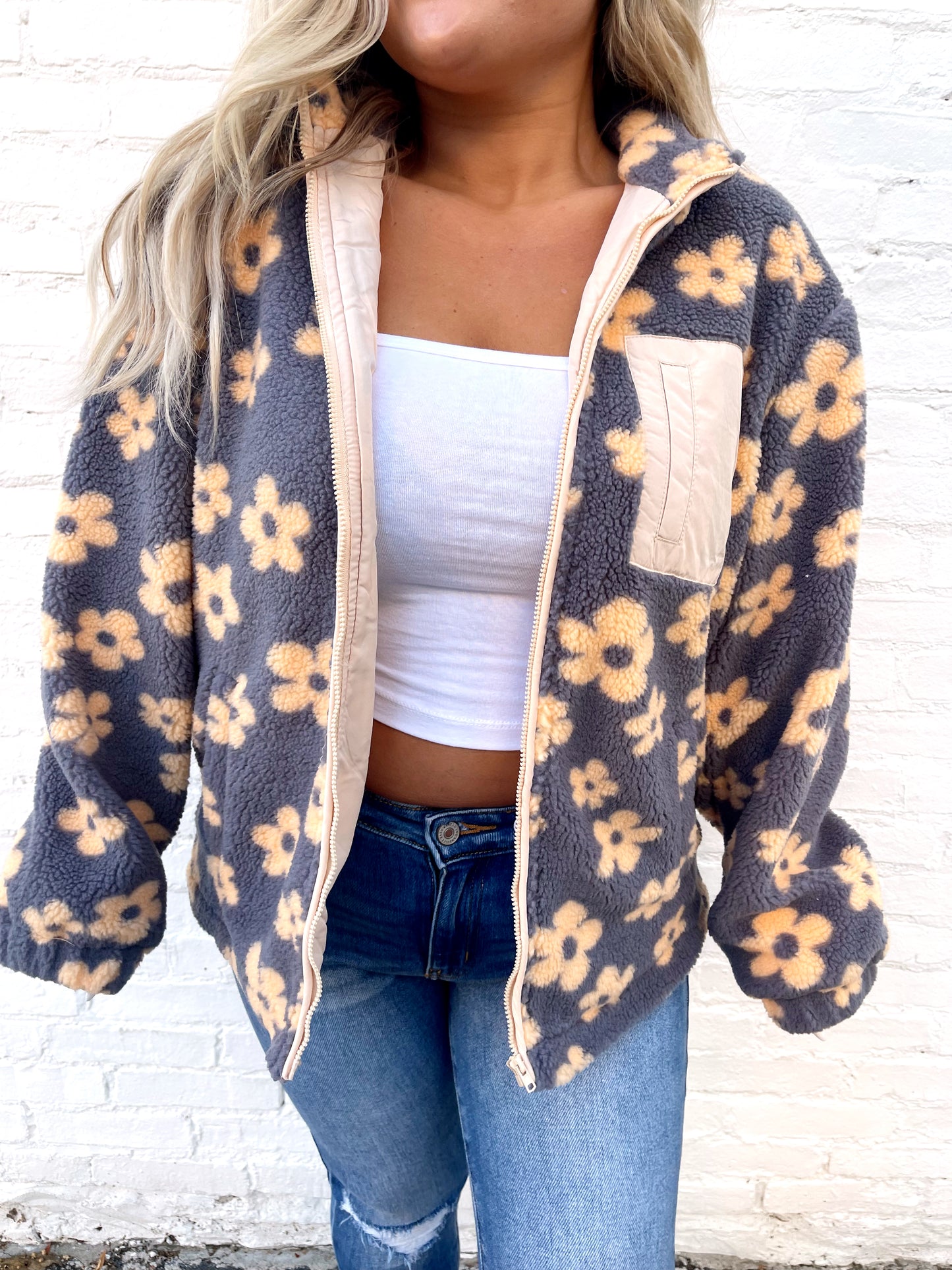 Traci Floral Sherpa