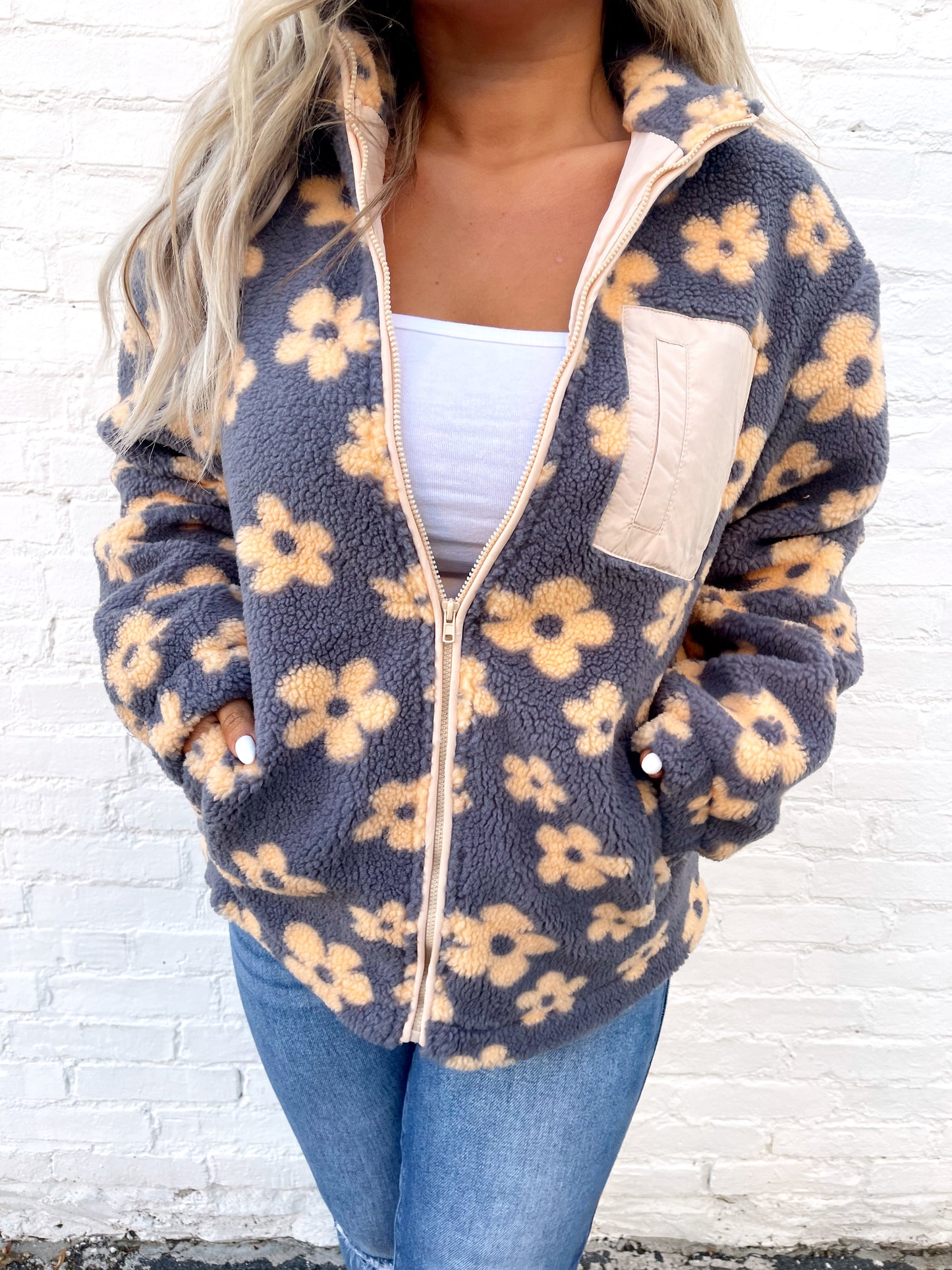 Traci Floral Sherpa