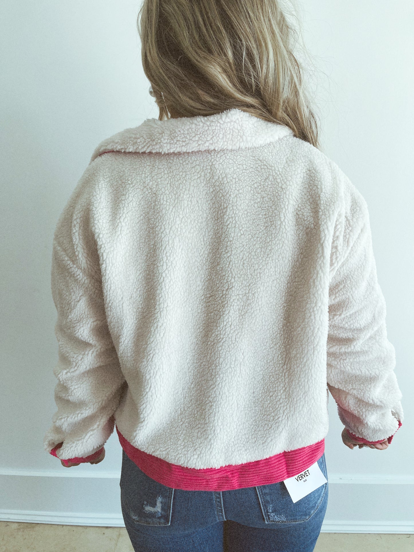 Pink & Sherpa Shacket