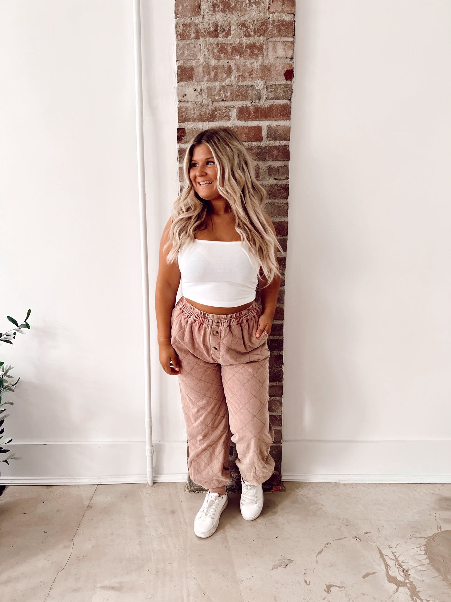 Charleston Quilted Joggers