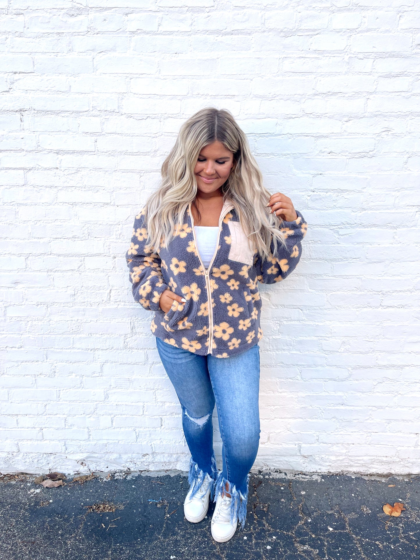 Traci Floral Sherpa