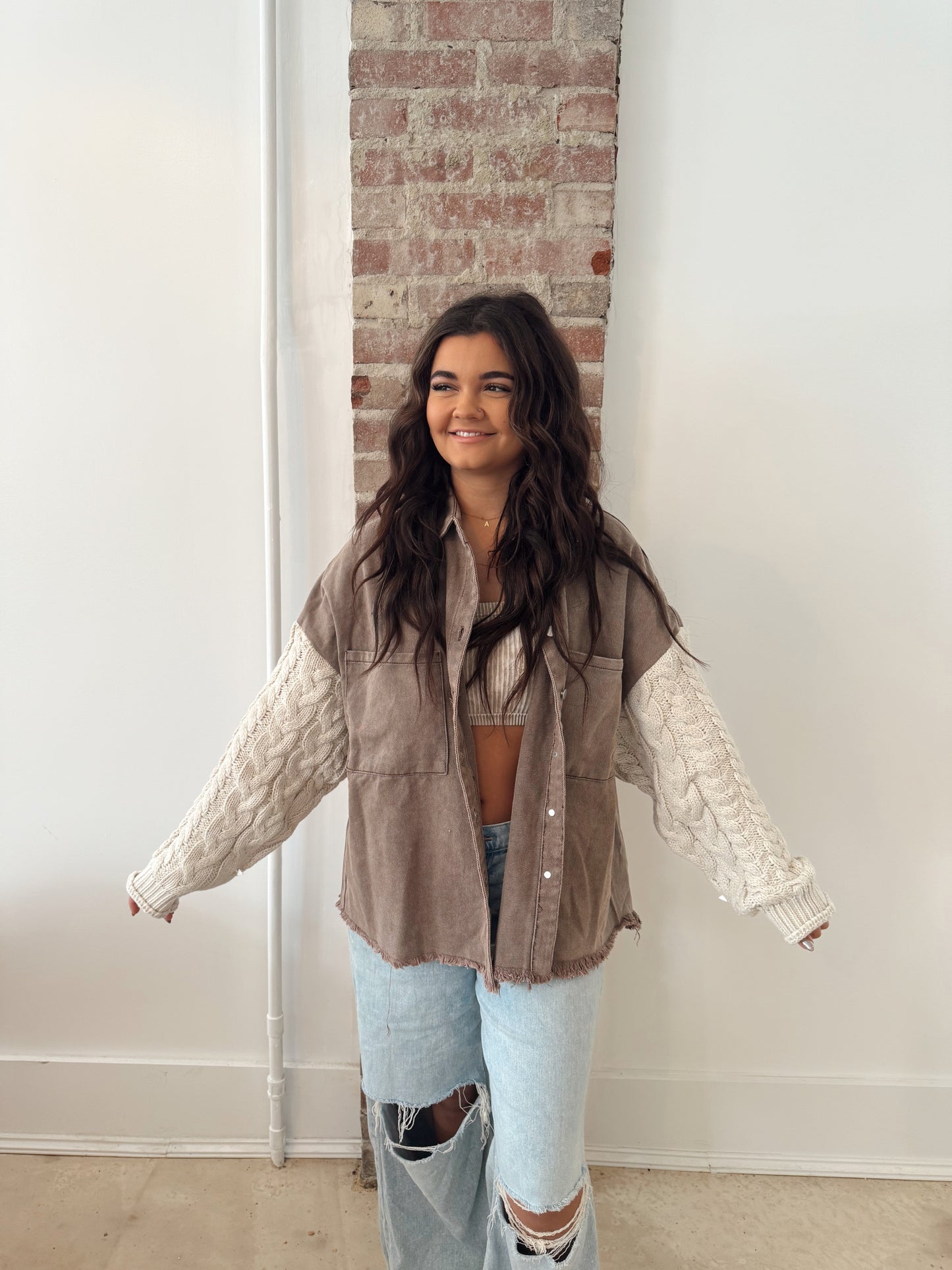 Kyliee Knit Shacket