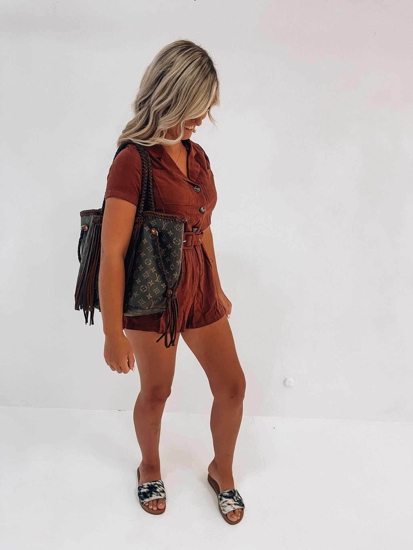 Boujee Cowgirl Romper