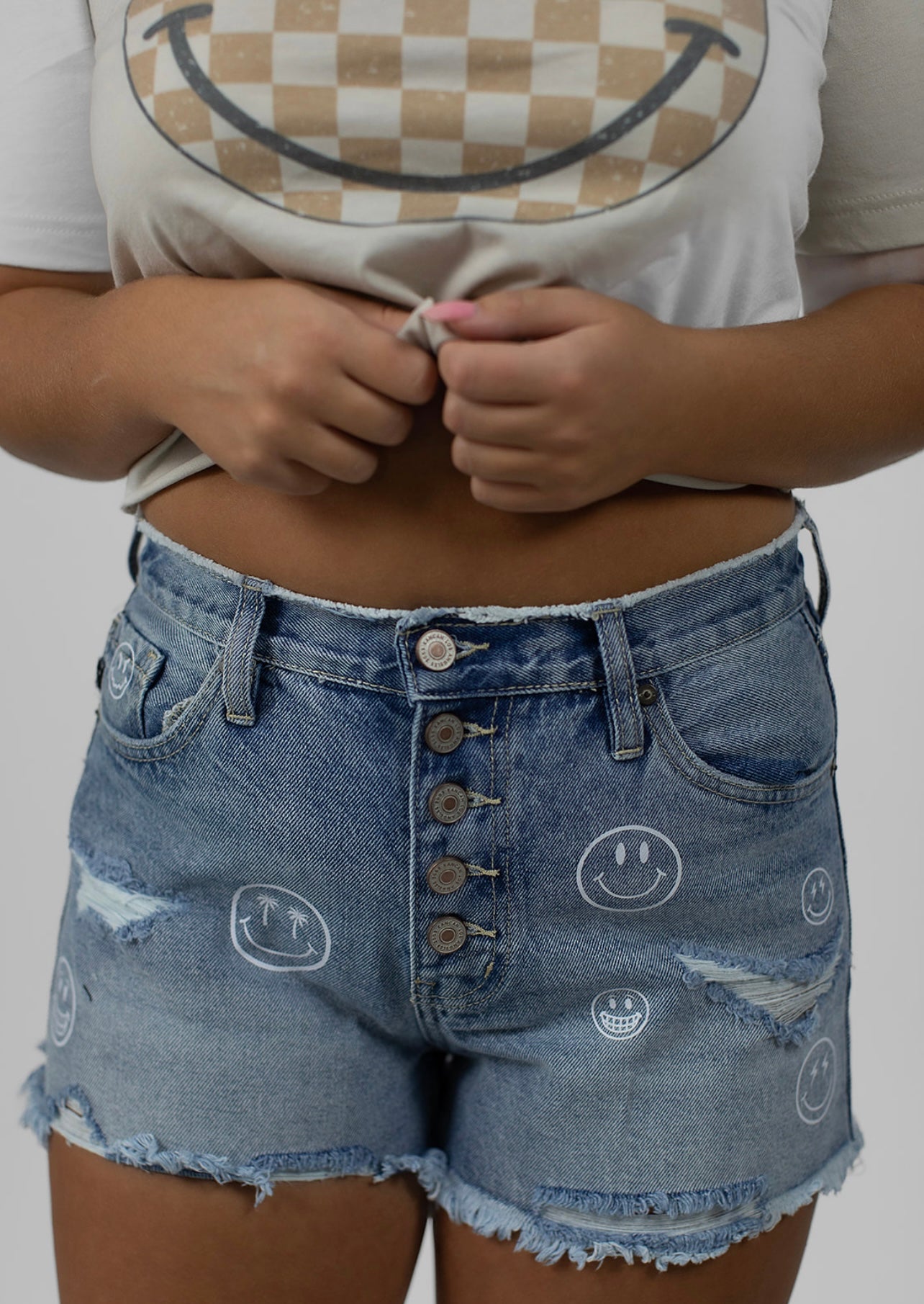 All the Smiles KanCan Shorts