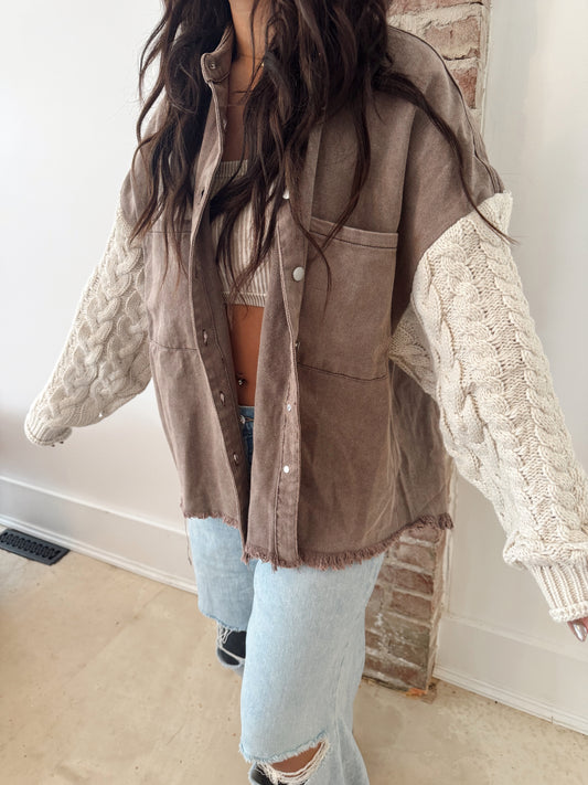 Kyliee Knit Shacket