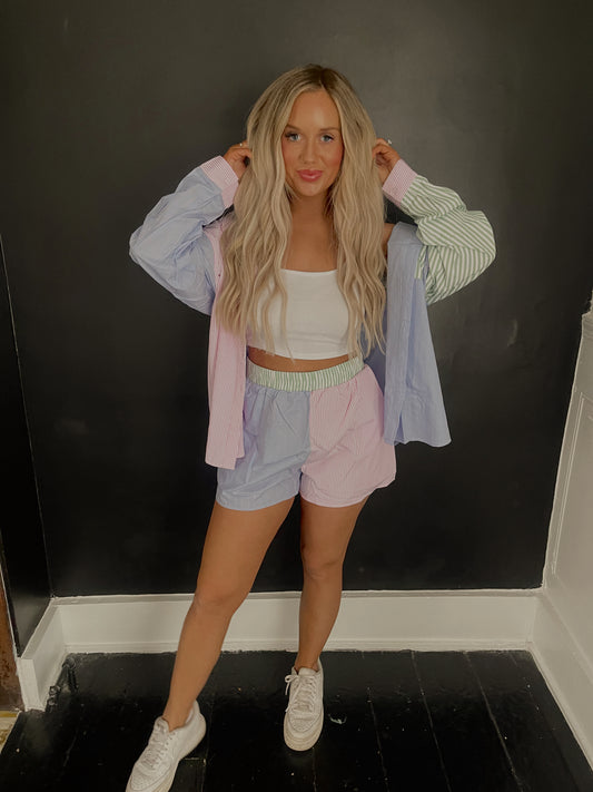 Sawyer Striped Shorts