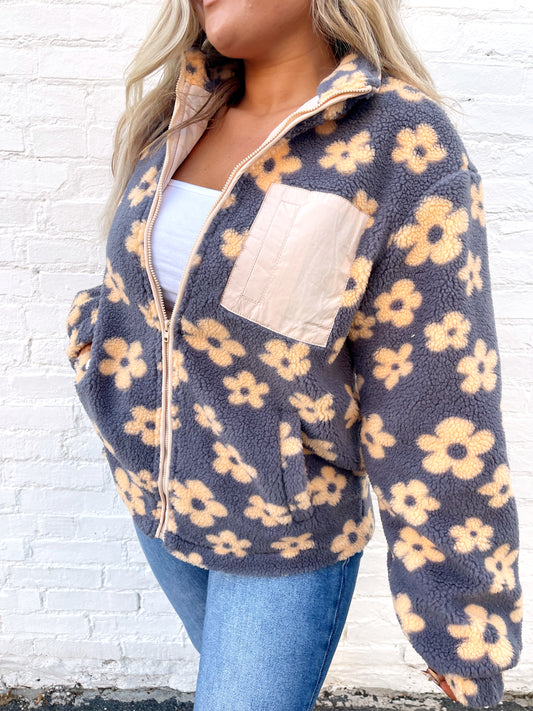Traci Floral Sherpa