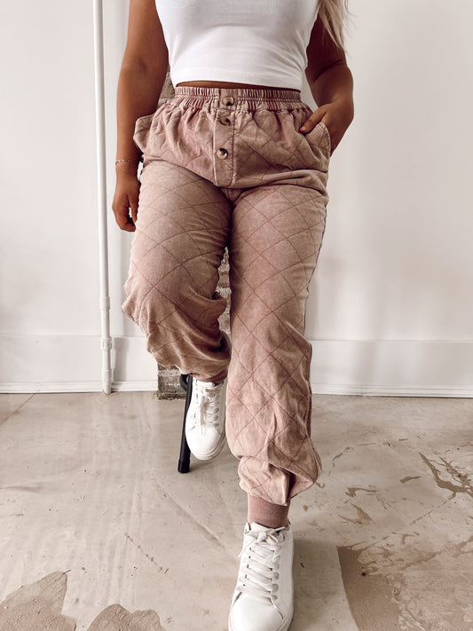 Charleston Quilted Joggers