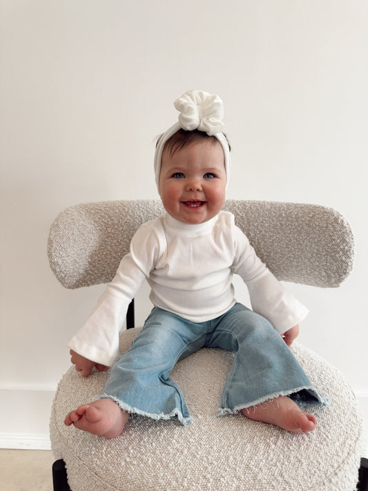 Snowy Bell Sleeve Top